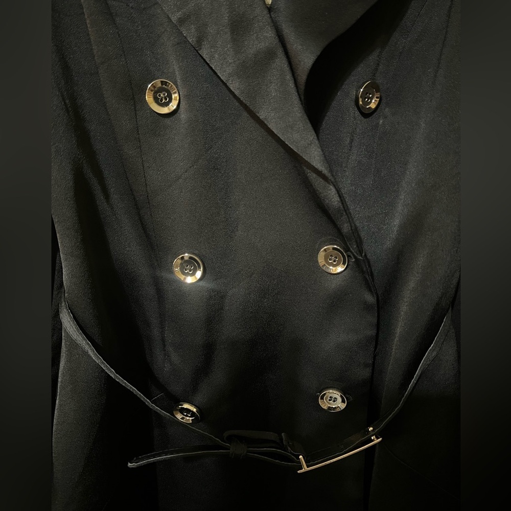 Bebe X Naven Double Breasted Trench Dress Size 10 LIKE NWT! - Picture 3 of 10